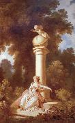 Jean-Honore Fragonard Reverie oil